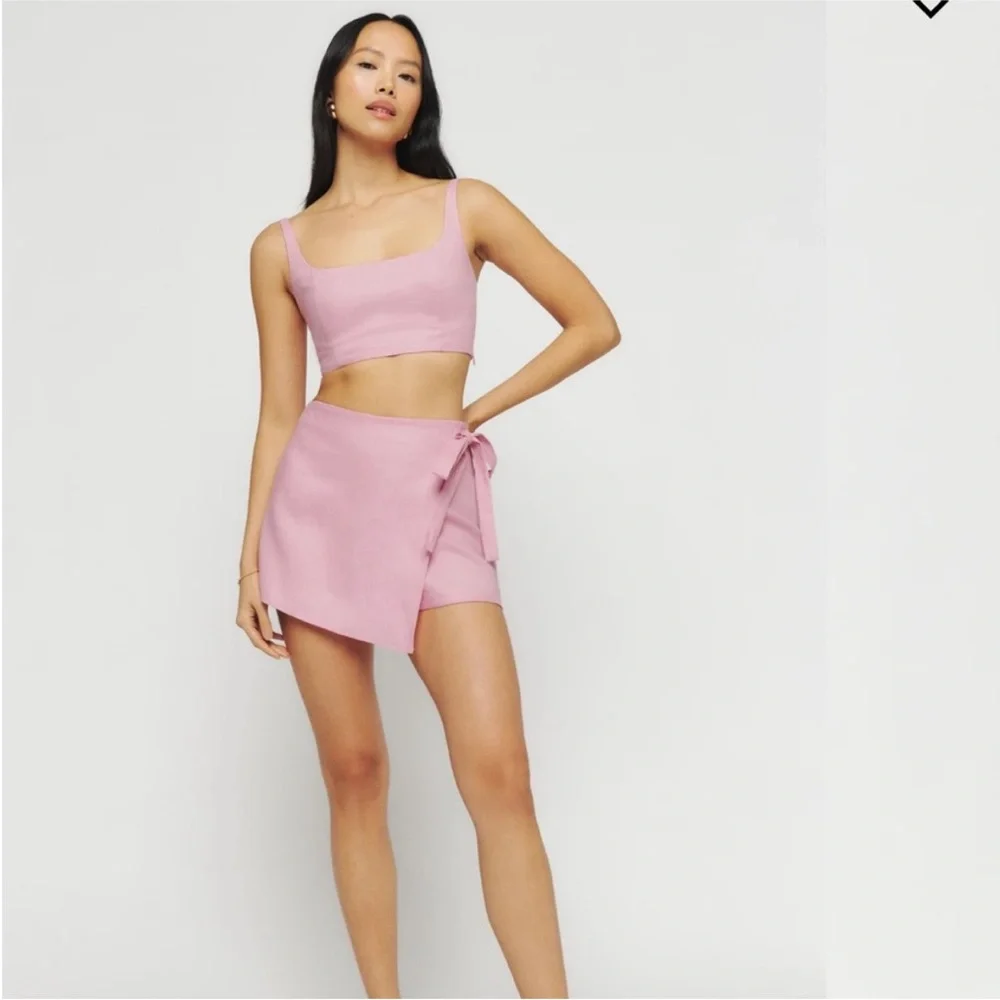 Reformation France Linen Two Piece Set